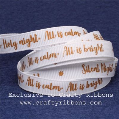 Silent Night Ribbons - 9mm Silent Night